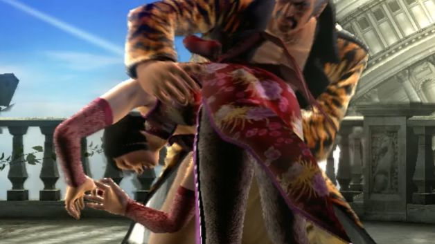 铁拳6 安娜大姐姐被平爸爸抱起来打屁股