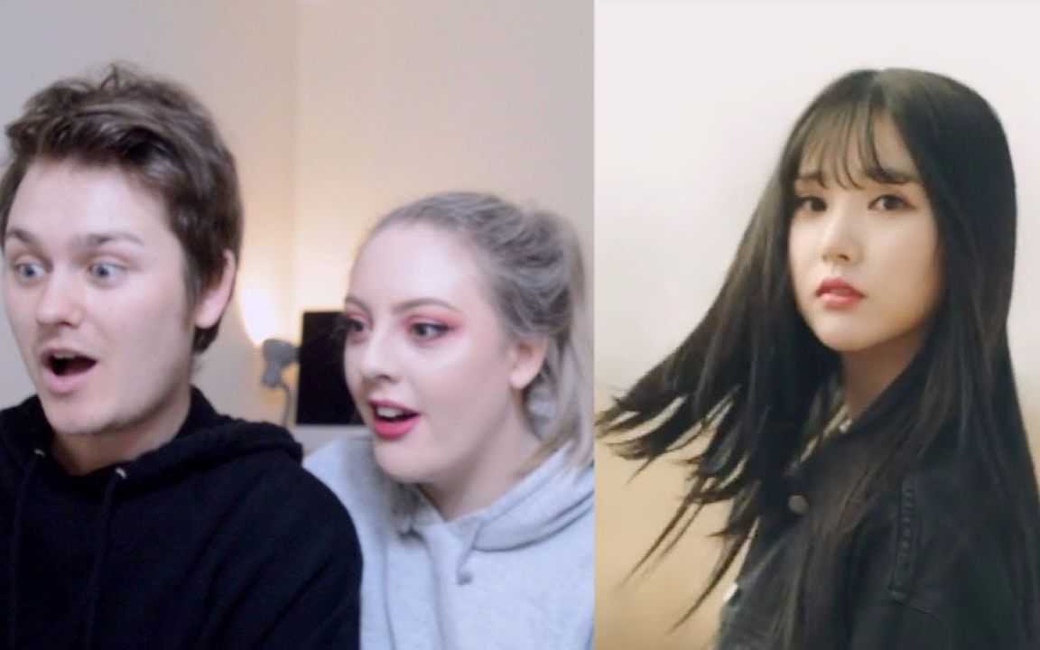 【Gfriend reaction】欧美情侣观看 夜Time for the moon night 的反应哔哩哔哩bilibili