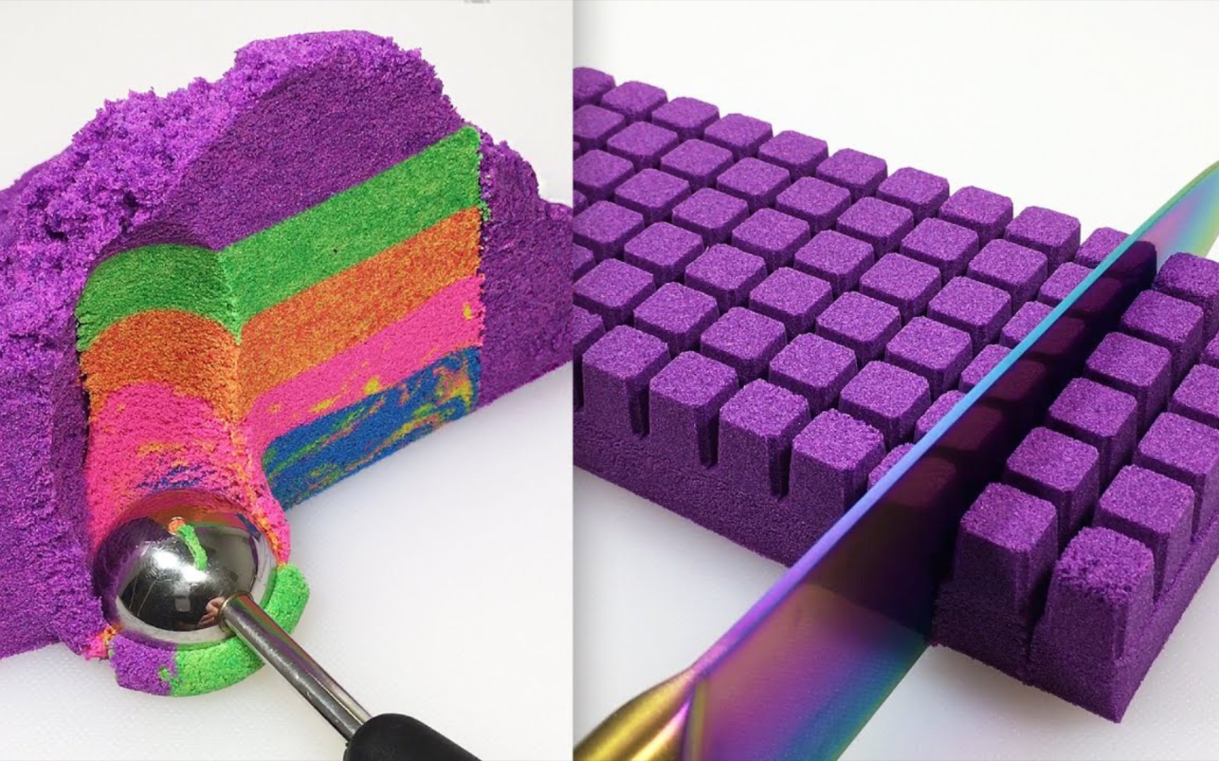 【太空沙搬运】切太空沙解压助眠异常满足