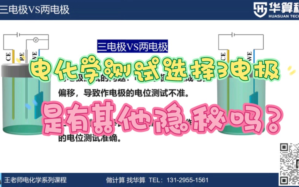 [图]电化学测试为什么选择3电极体系？是为了得到更准确的工作电极电位，还是有有其他隐秘？本视频为你揭晓答案！