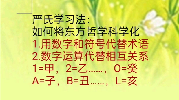 严氏定(命)令运算法:如何将东方哲学科学化哔哩哔哩bilibili