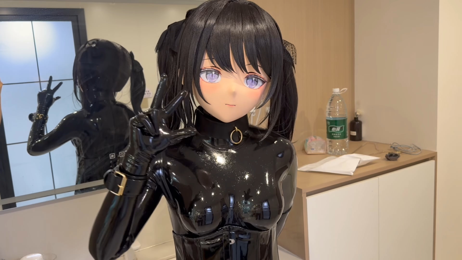 [kigurumi]随便摆动作的黑川美羽