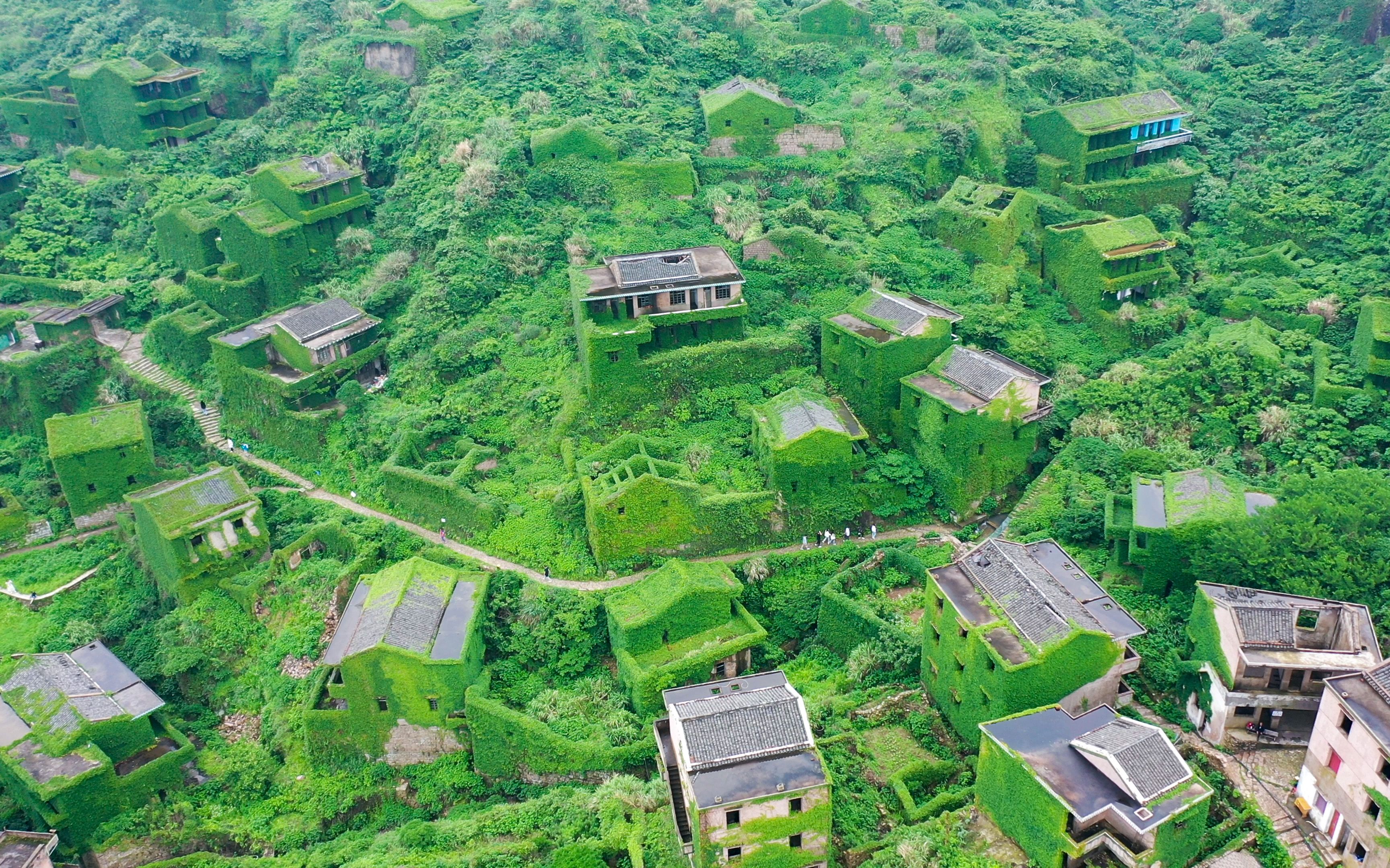 浙江舟山无人村,3000多人搬离,留下100多套“海景房”无人居住哔哩哔哩bilibili