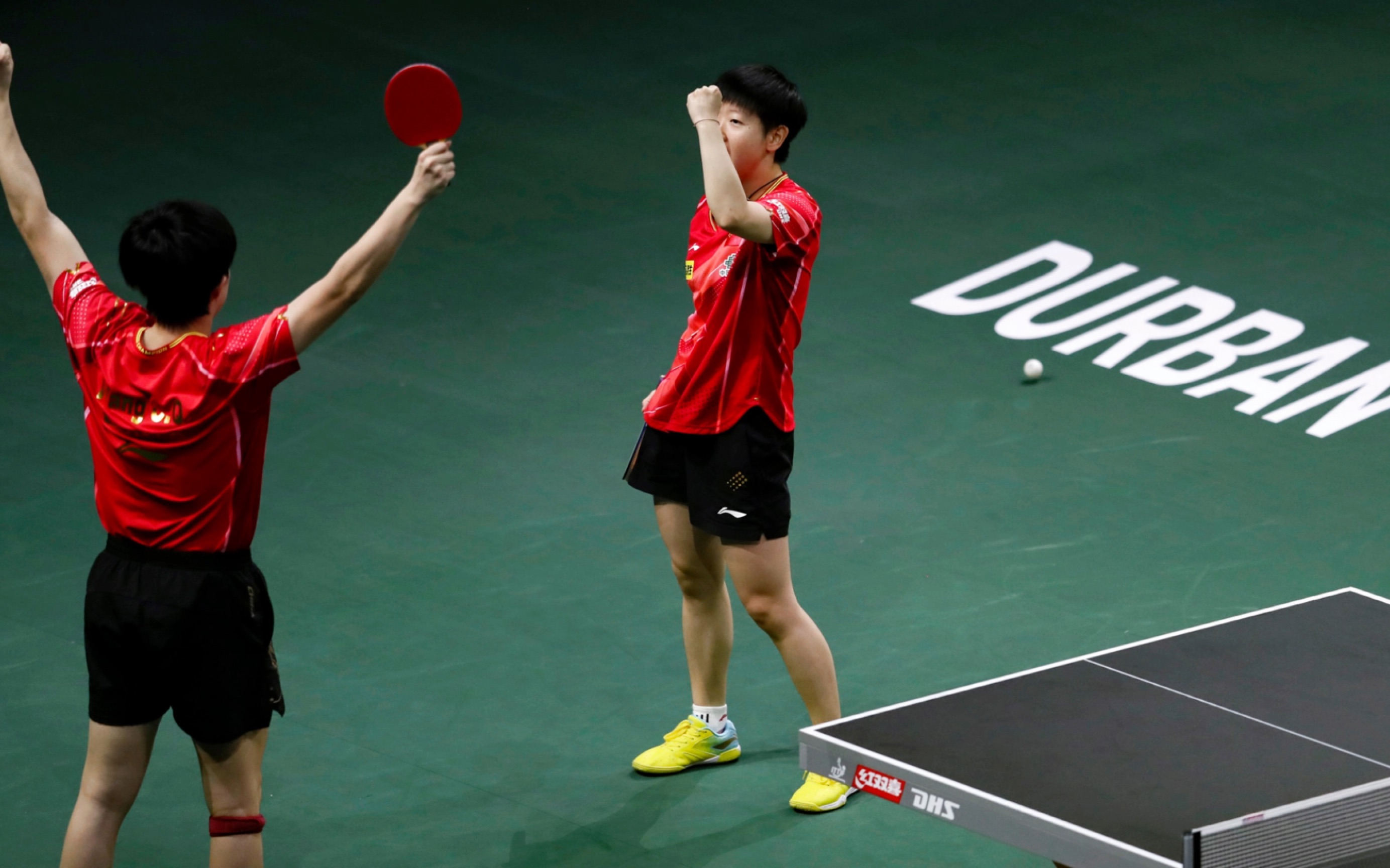 【王楚钦|孙颖莎】恭喜大头莎莎2023德班世乒赛混双夺冠
