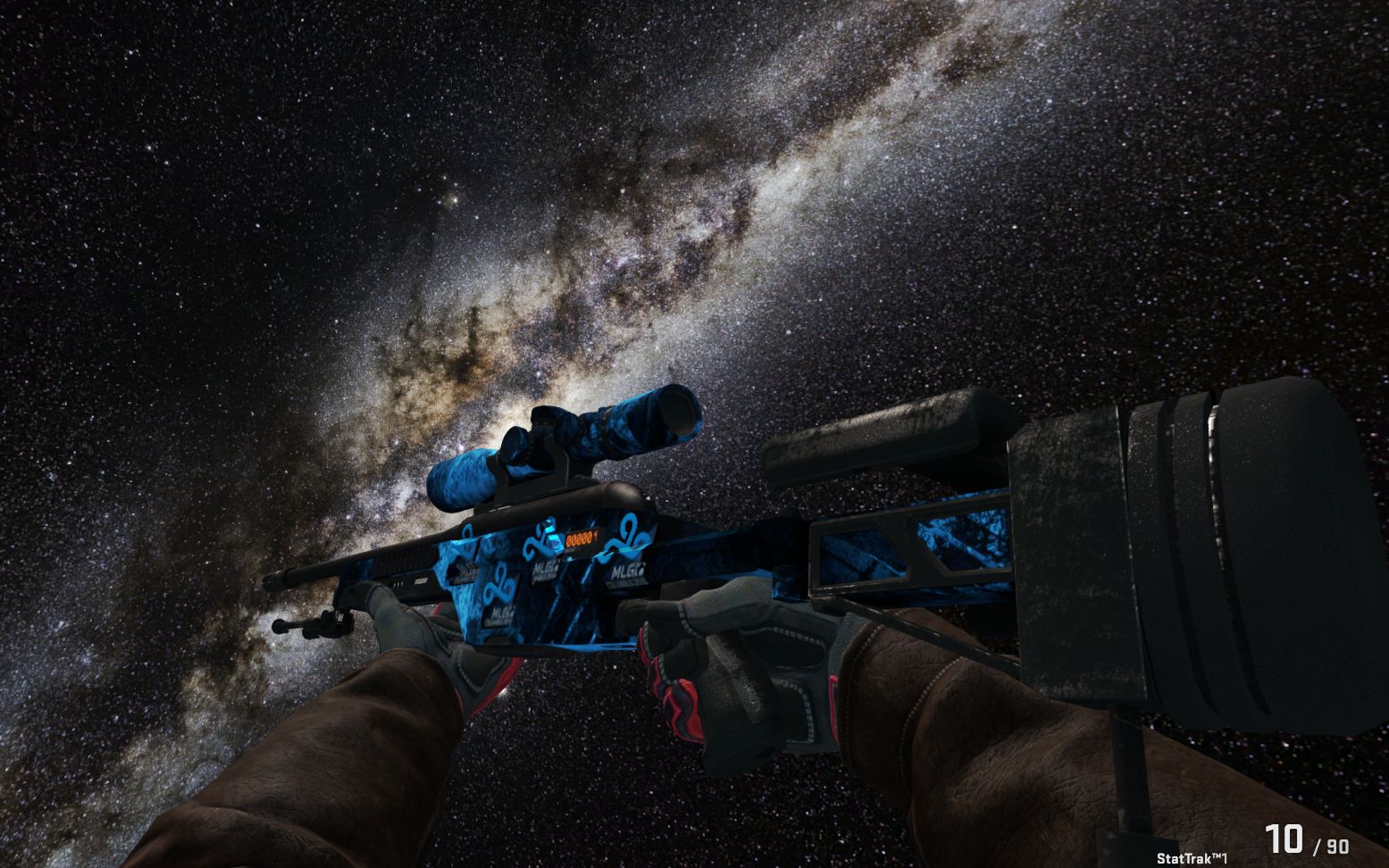 [csgo]鸟狙全皮肤检视(带贴纸 射击 切枪 换弹)