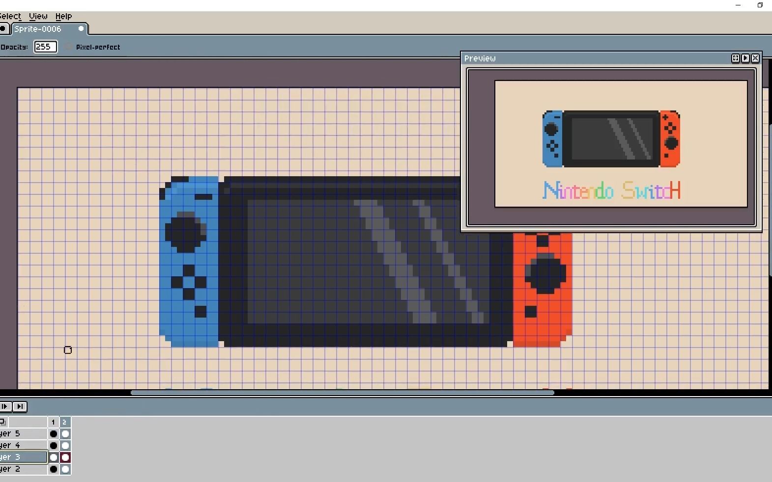 画个像素的ns动图gif