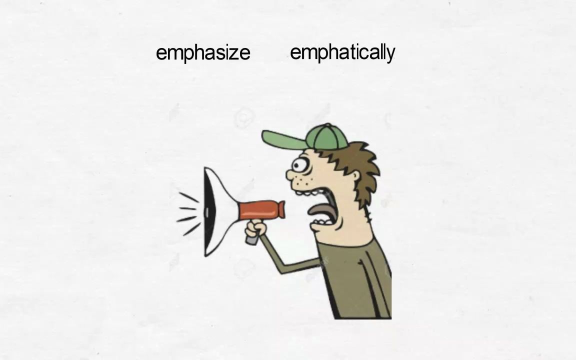 Big Words 高级英语词汇系列讲座(7): emphatically哔哩哔哩bilibili