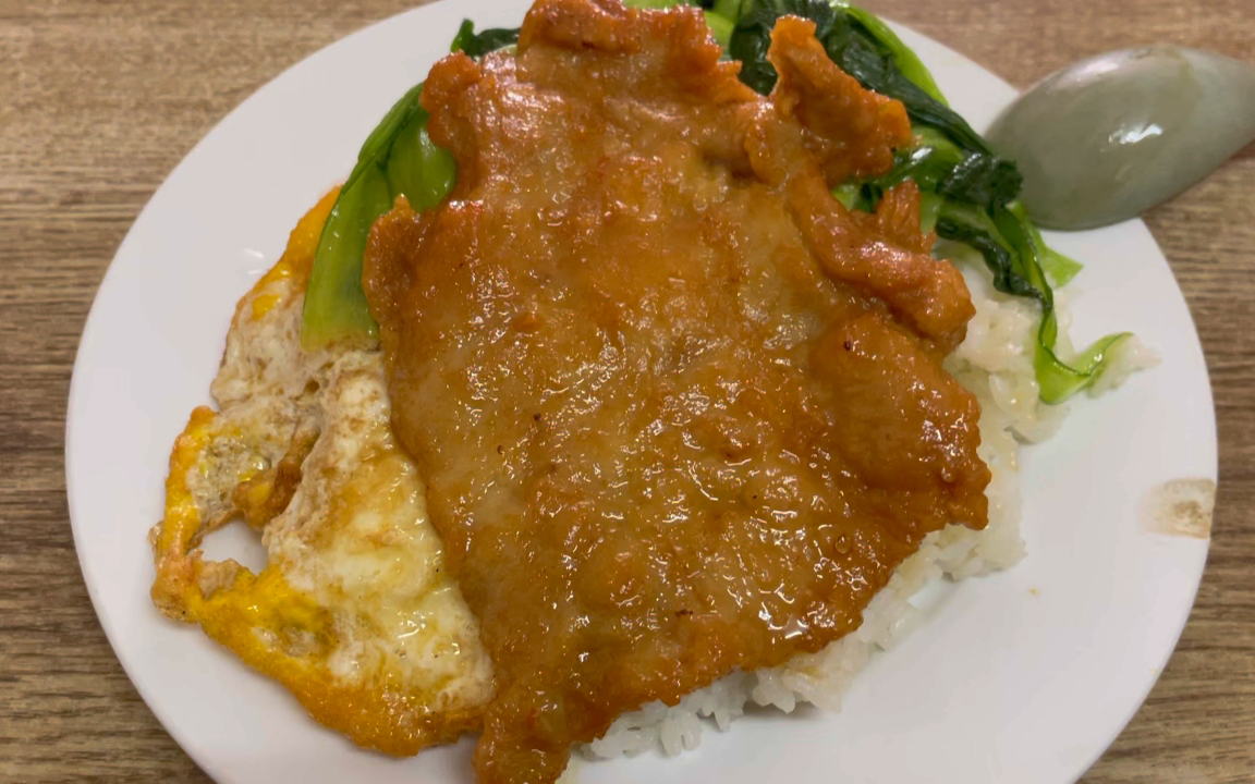 vlog417大排饭葱油拌面鸡腿