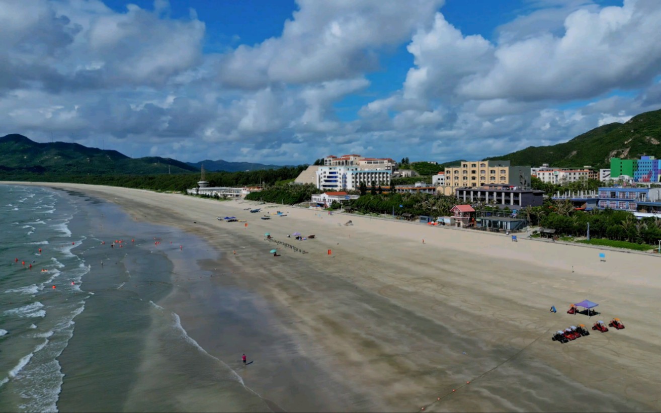 【4k 60fps】航拍上川岛飞沙滩