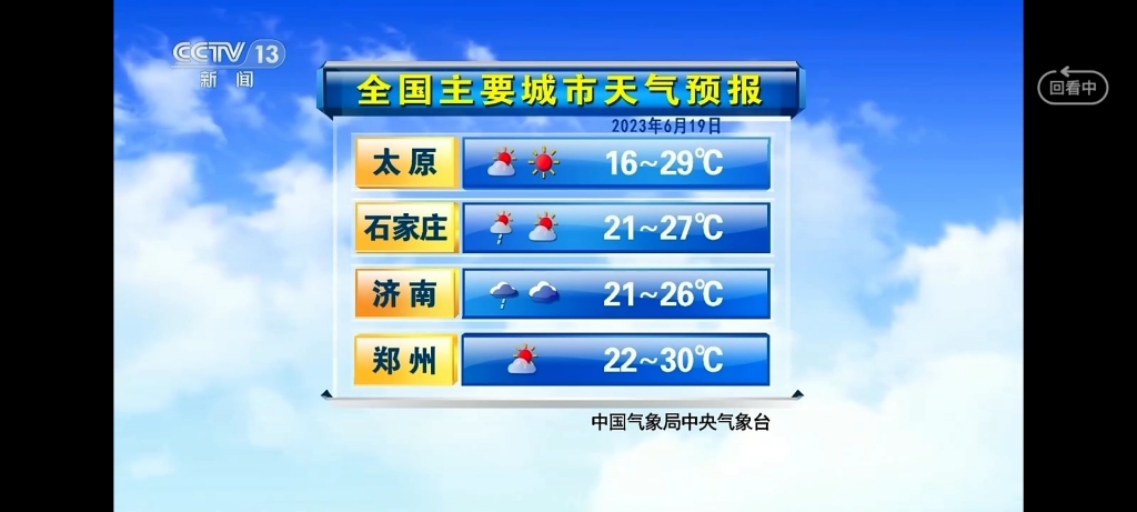 2023619全国主要城市天气预报哔哩哔哩bilibili