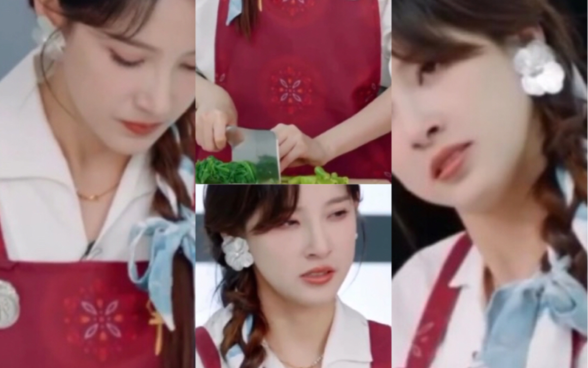 马凡舒摇身一变成了居家"煮妇"哈哈哈