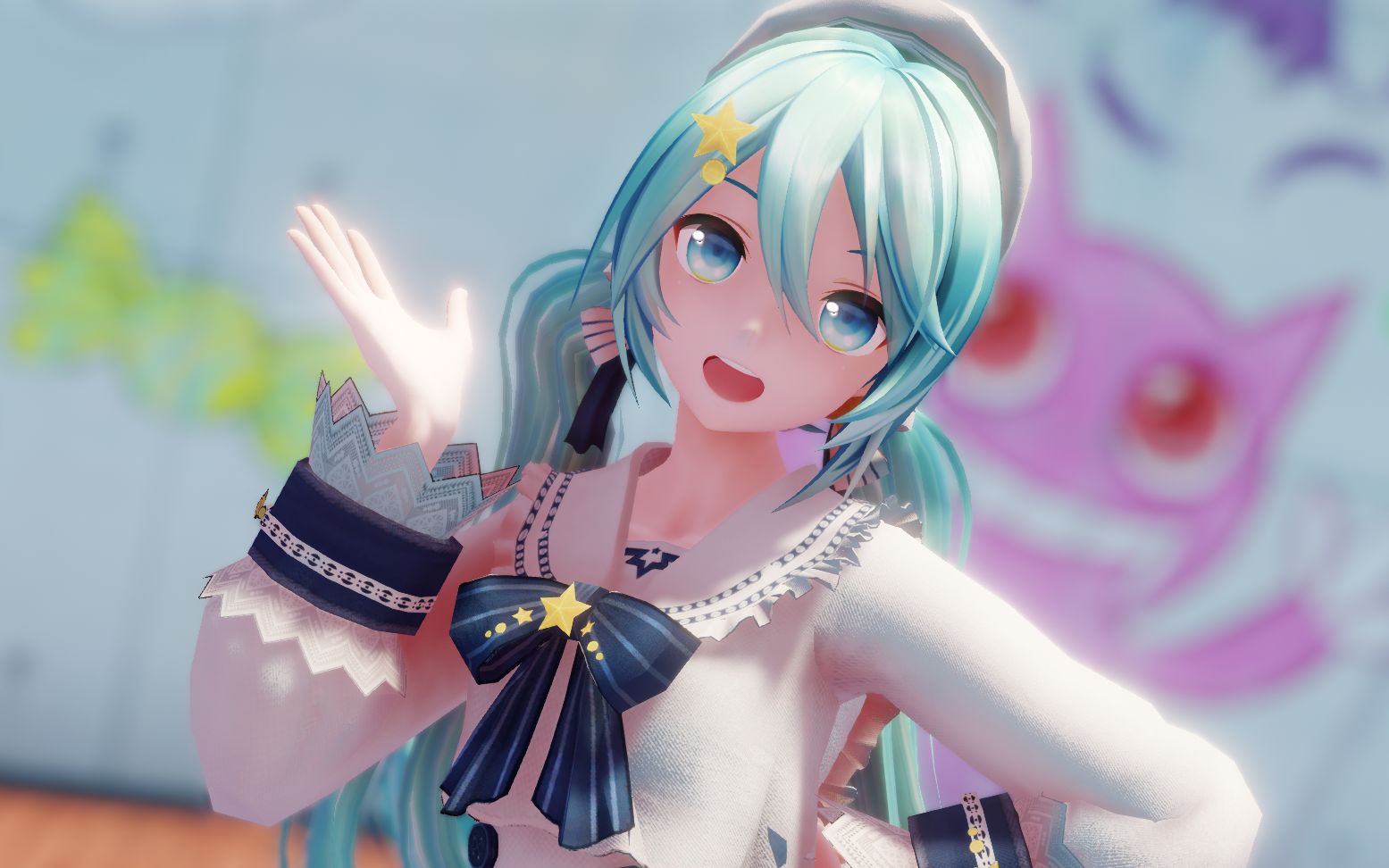 【初音未来mmd/写实风格渲染】不管有什么麻烦,通通交给我就好啦!