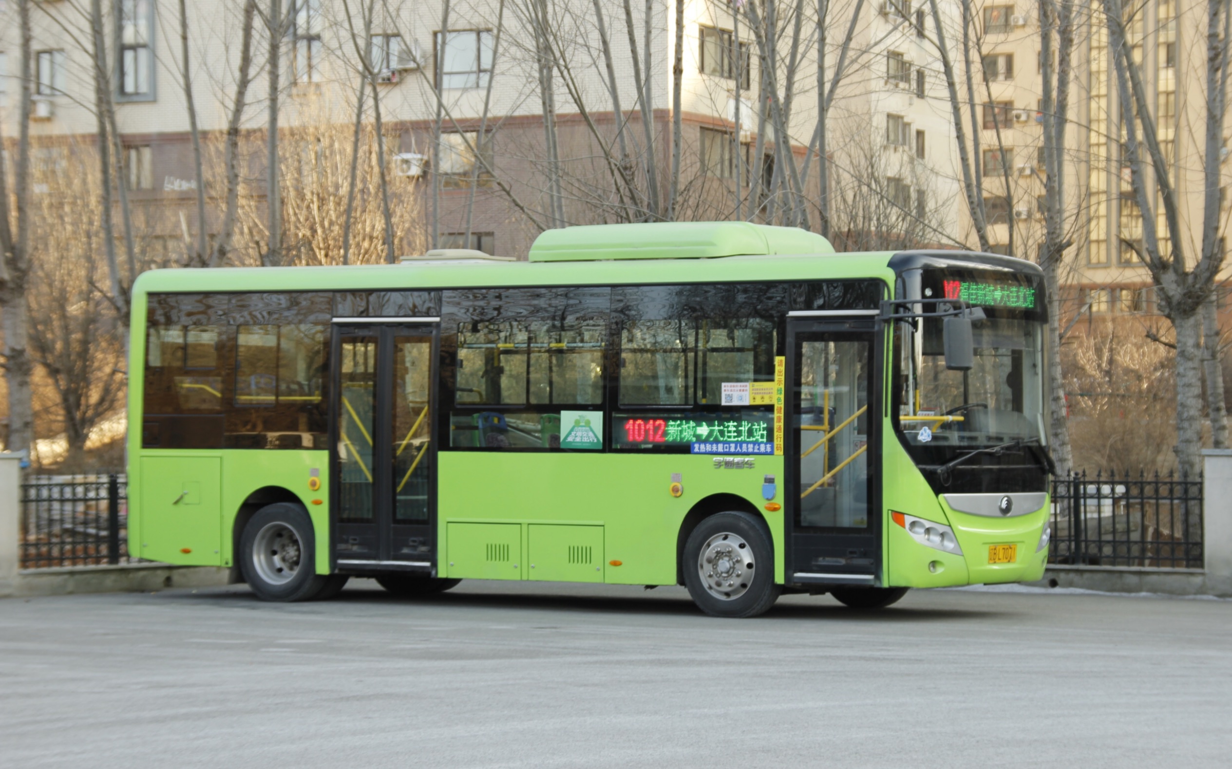 大连公交新车图片