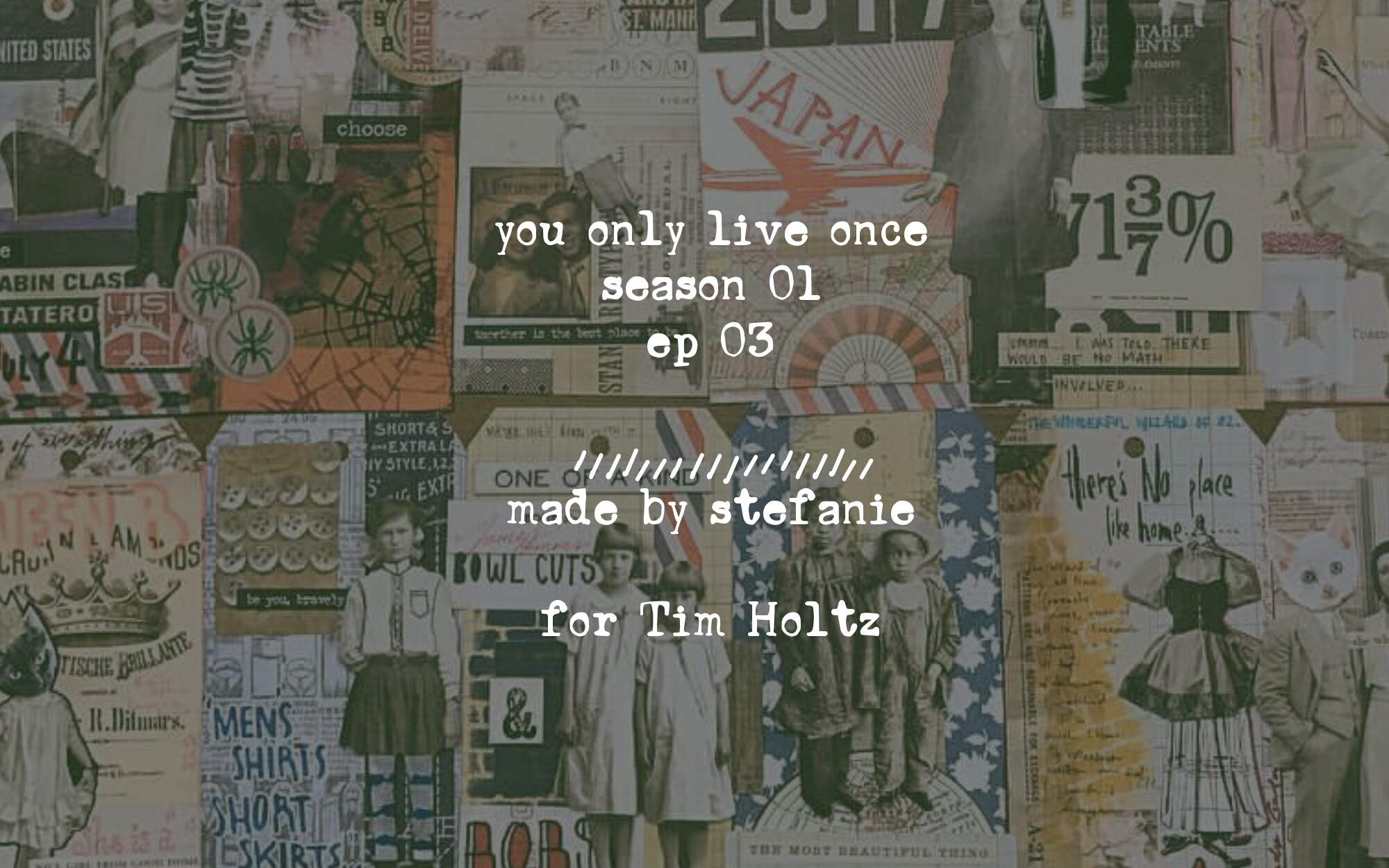 【手帐】Tim Holtz系列01——印章 YOLO Season 01 EP 03哔哩哔哩bilibili