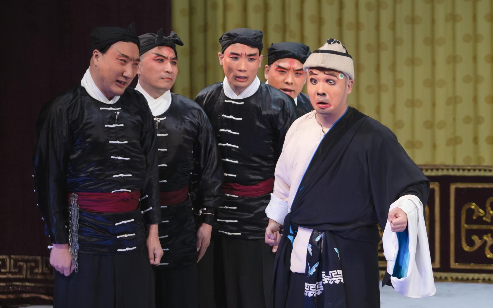 20220918《打渔杀家》曹阳阳教师爷和徒儿四位徒儿黄臣 王雪桦 赵克