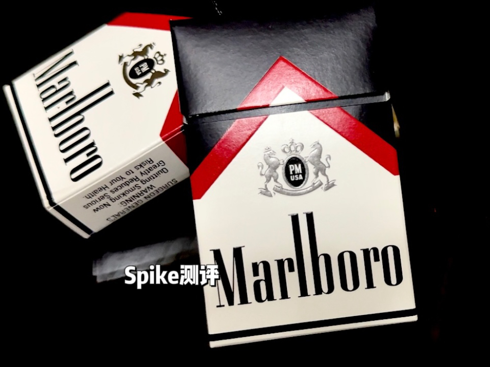 Marlboro万宝路系列美税黑红冠希万开盒测评 苦味略重的一款哔哩哔哩bilibili