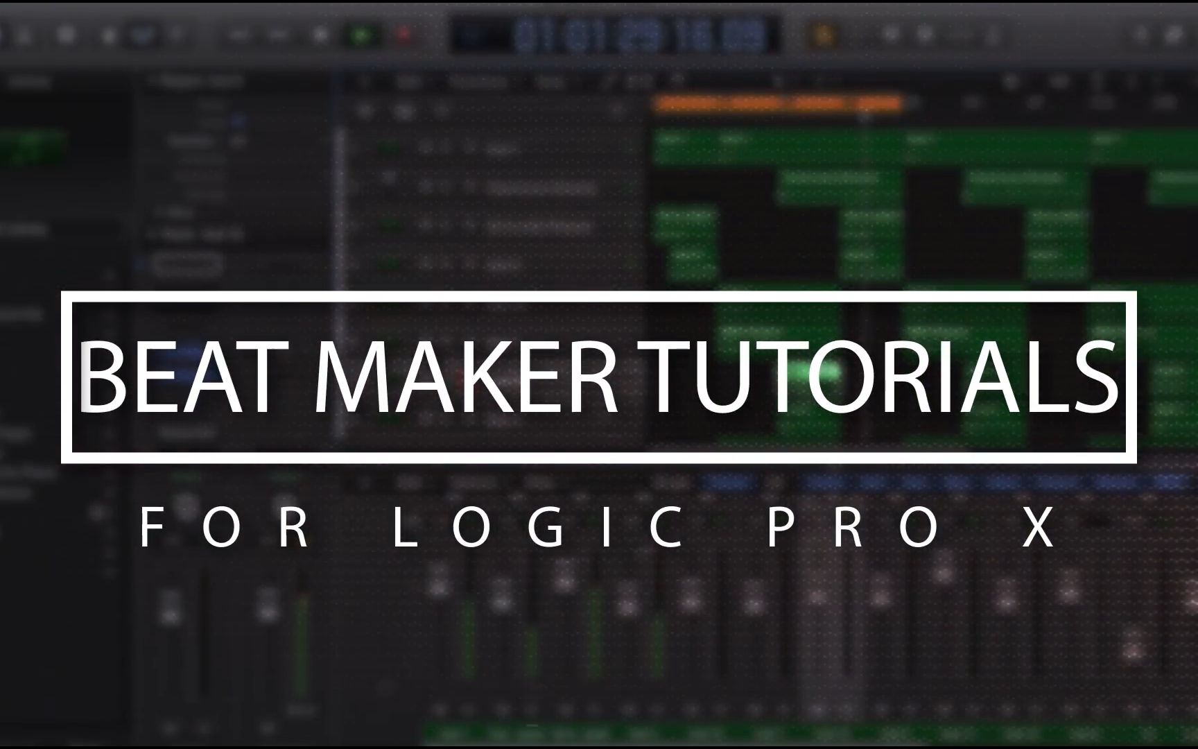 怎样在logic pro x使用808滑音