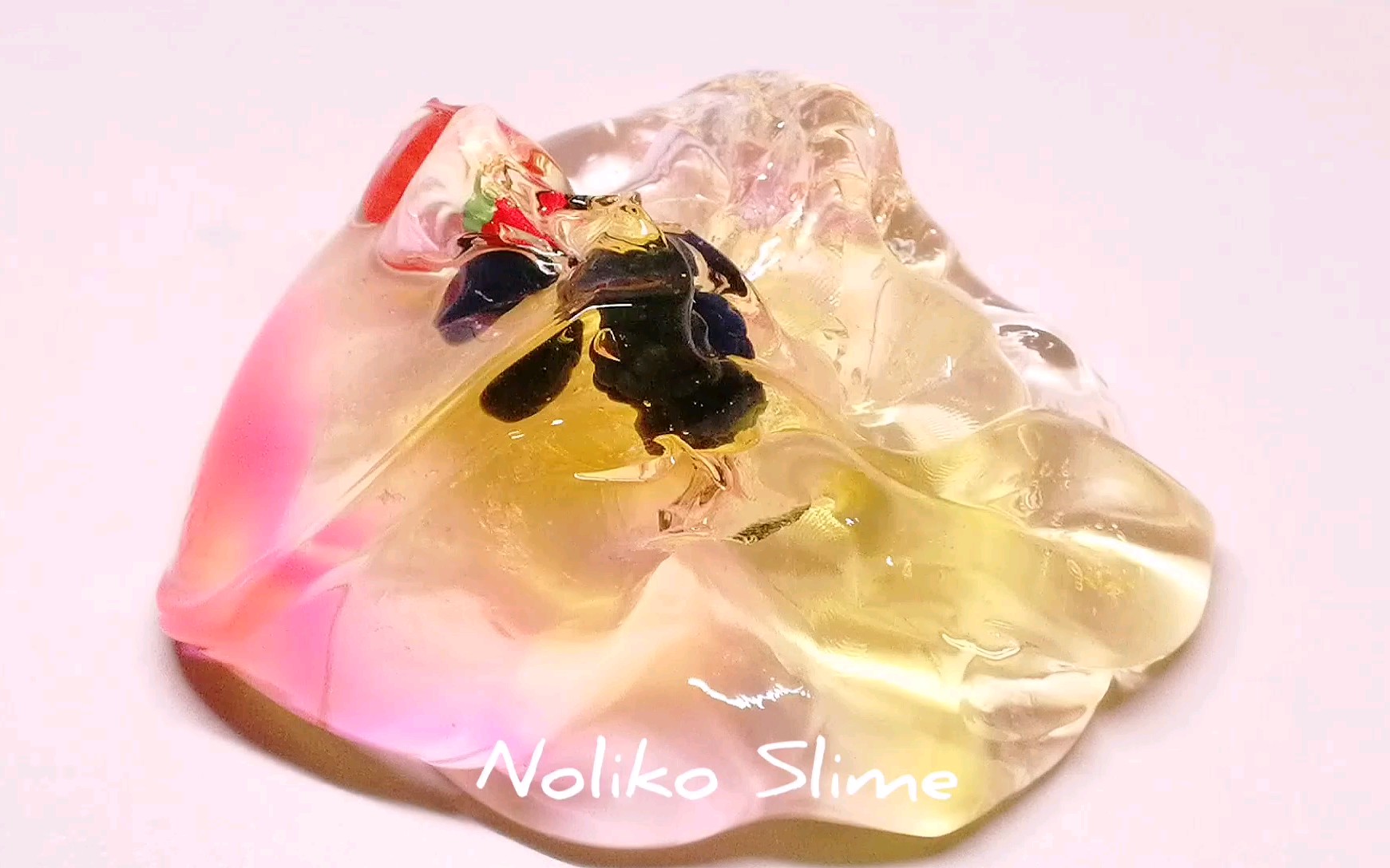 【Noliko Slime】混起来是水蜜桃味儿的什锦果肉果冻哔哩哔哩bilibili