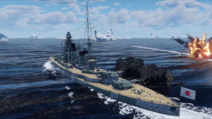 【全网首发】顶级射手:本子三级战列舰陆奥号.(战雷手游更新简报)