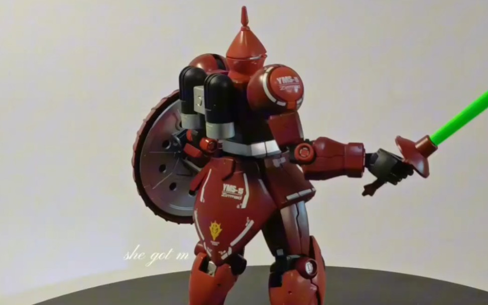 万代hg新生强人,夏亚专用机配色重涂.