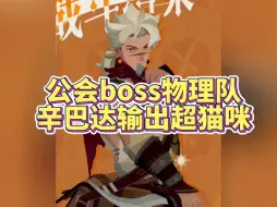 Download Video: 公会boss物理队配置，辛巴达输出超过猫咪了！