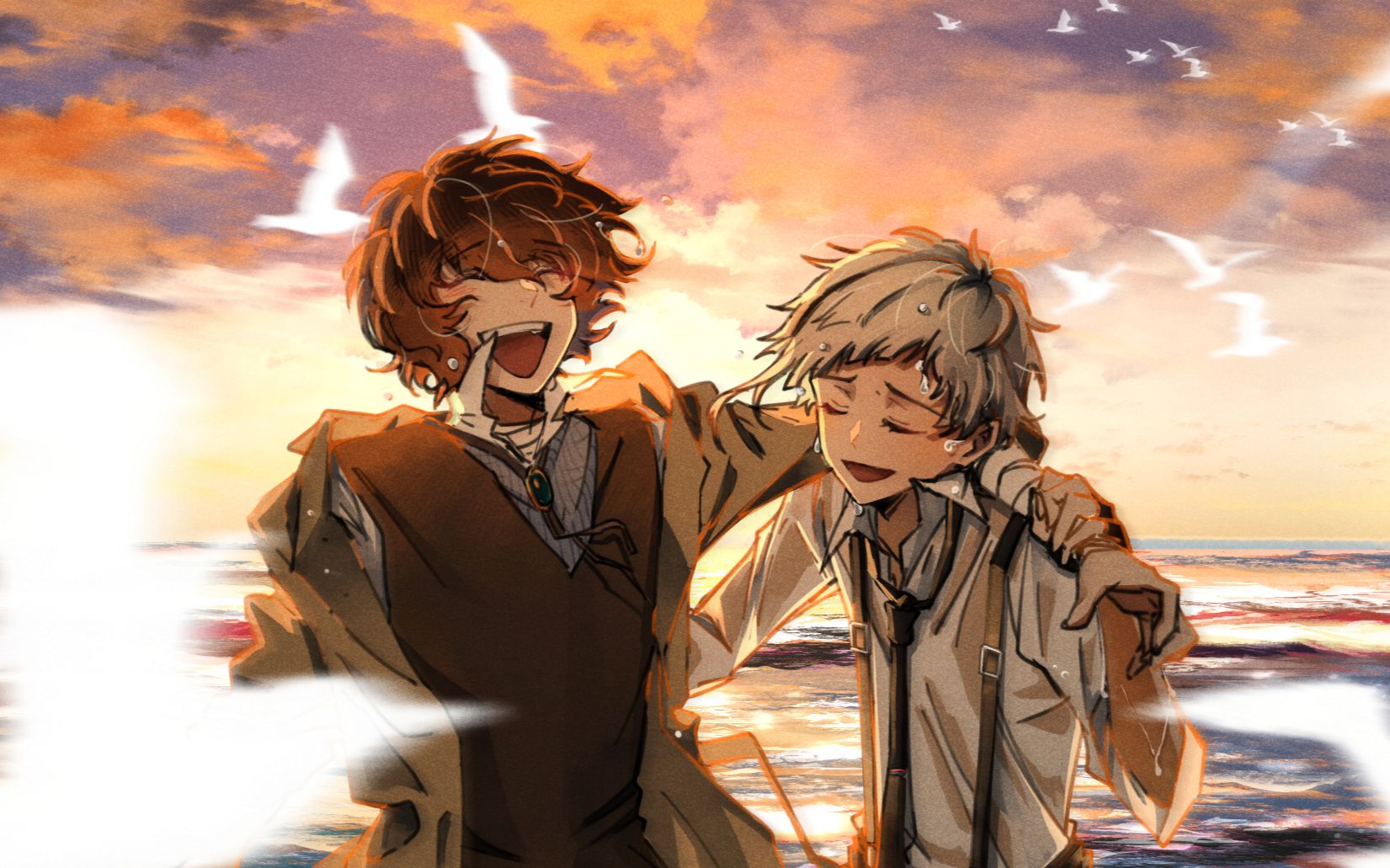 【绘画过程】又是海边的太敦啦