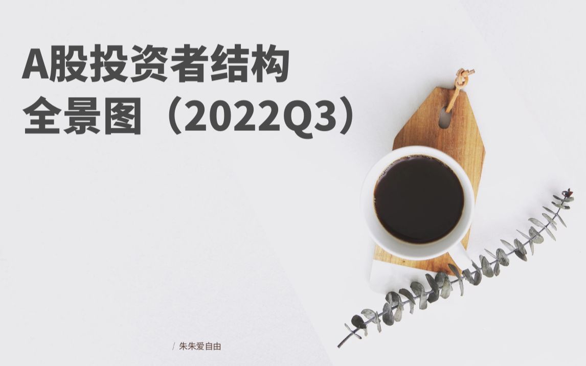 A股投资者结构全景图(2022Q3)哔哩哔哩bilibili