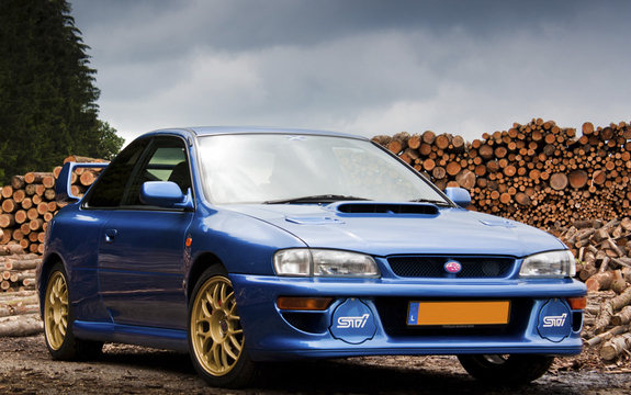 斯巴鲁 impreza 22b-sti 富士国际赛道