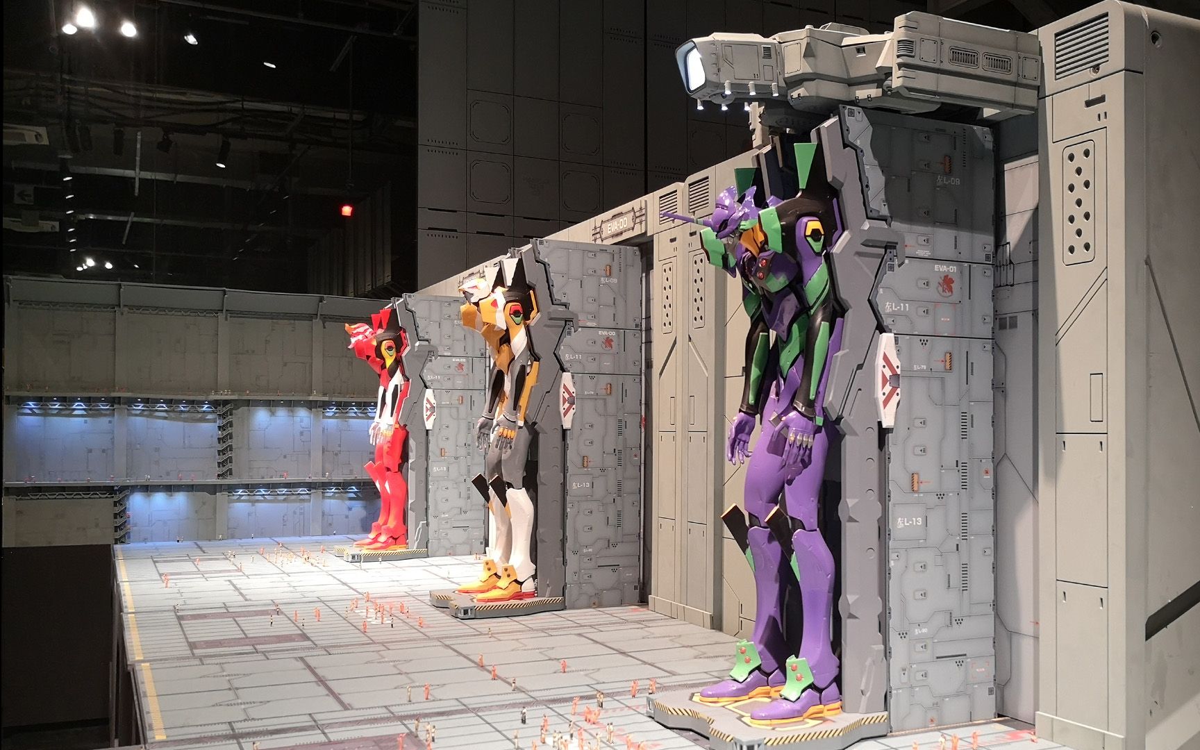 【水】eva微缩比例动态场景 eva射出准备/第三新东京市升起_哔哩哔哩