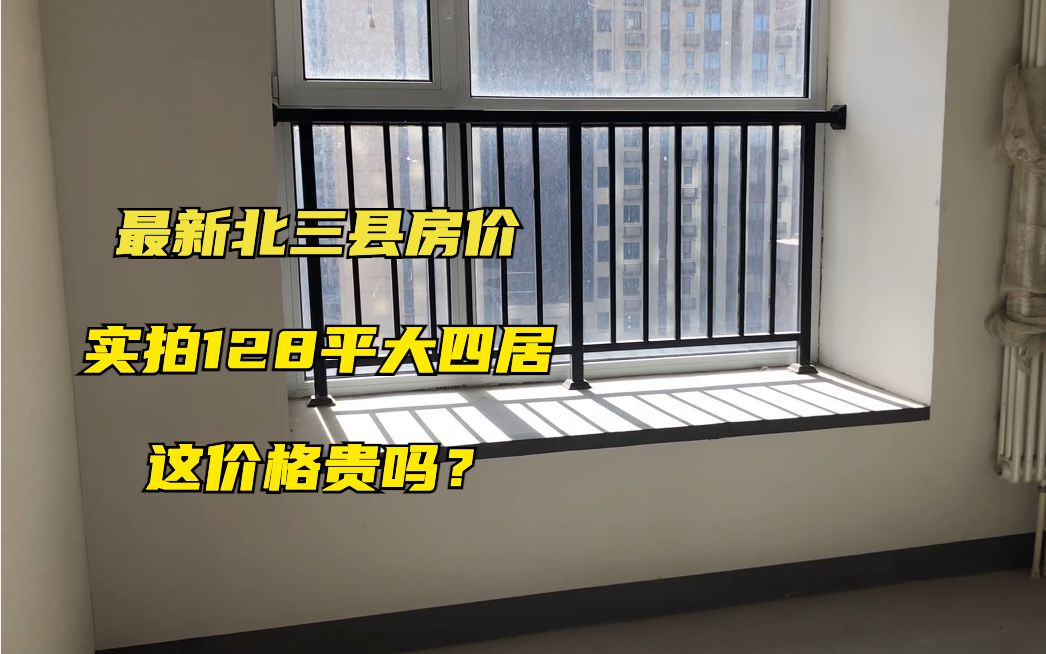 距通州副中心28公里的的香河北部新城,128平大四居居然这么便宜哔哩哔哩bilibili