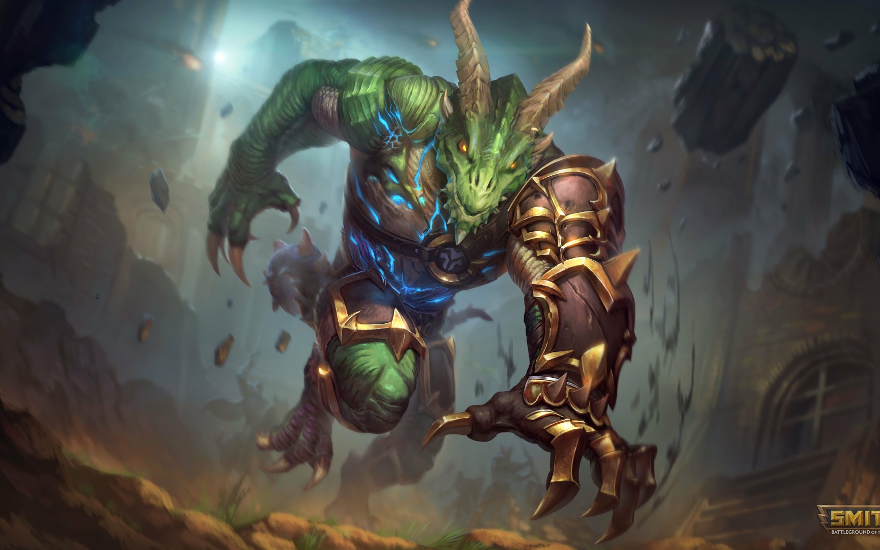 smite神之浩劫野蛮龙王芬里尔新皮肤演示_哔哩哔哩