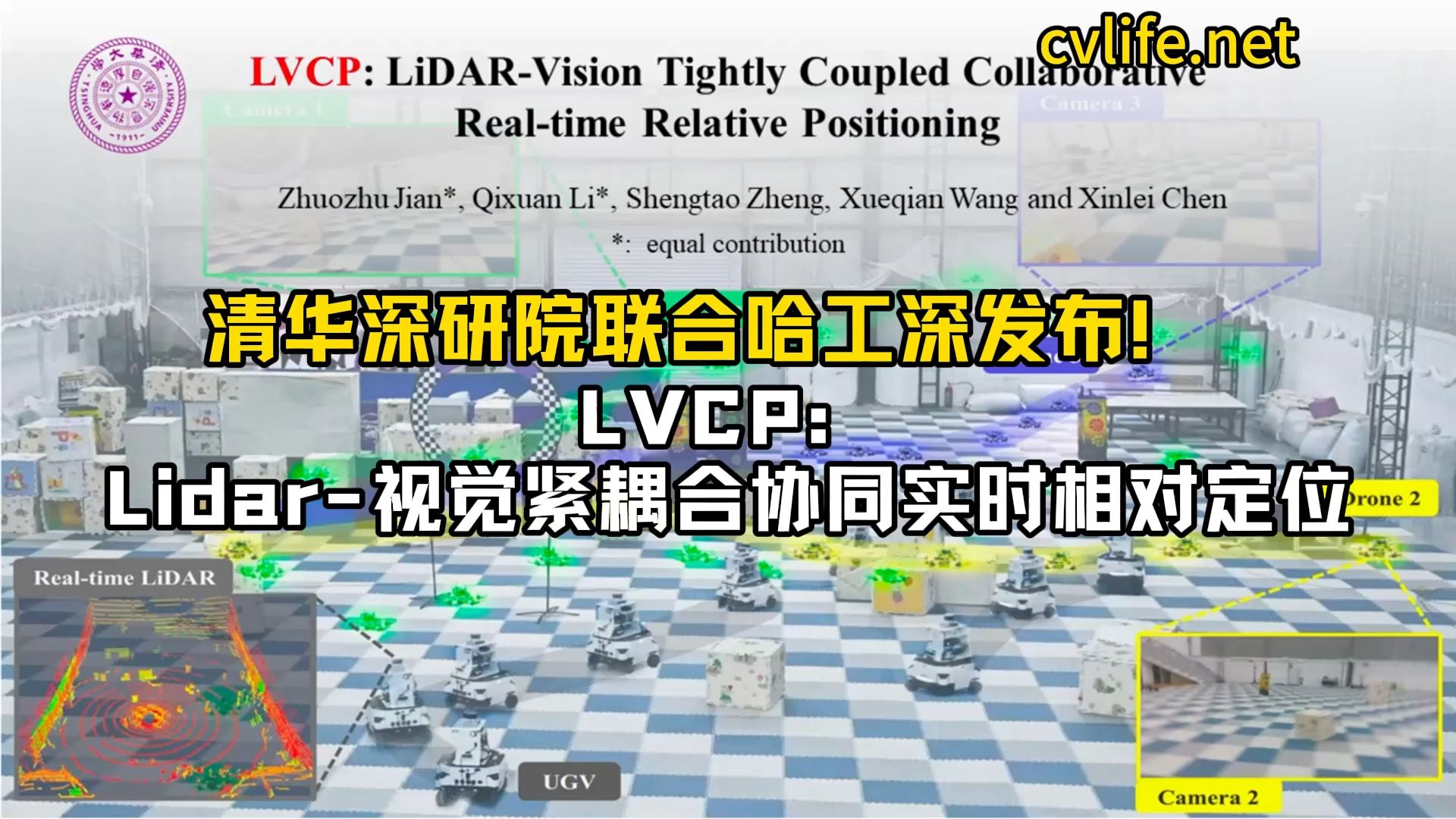 清华深研院、哈工深发布!Lidar视觉紧耦合实时相对定位哔哩哔哩bilibili