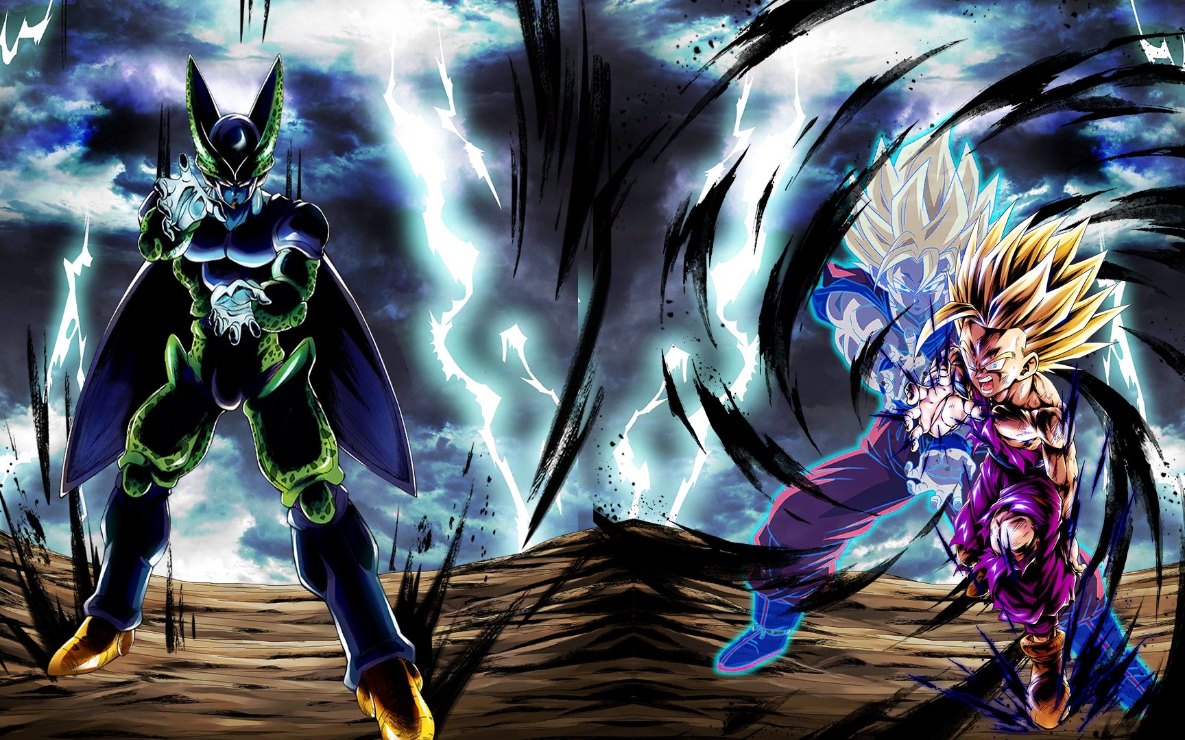 mugen人物分享悟饭和完全体沙鲁