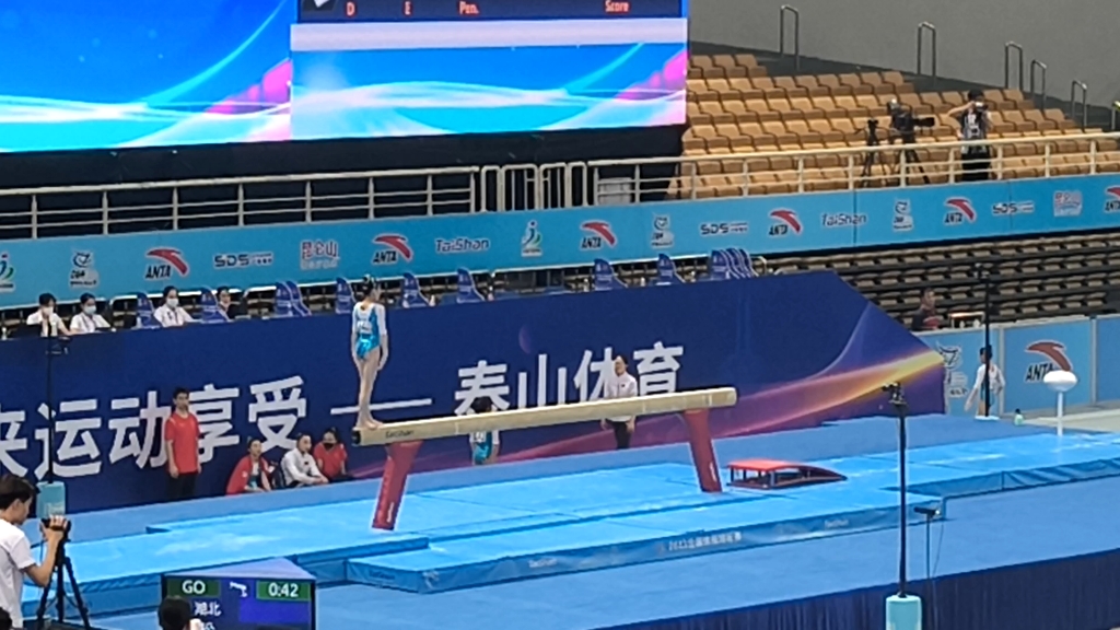 2023体操全锦赛 资格赛 商春松 平衡木