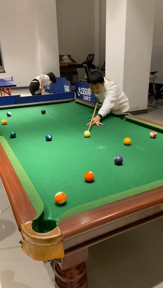 打台球--神仙球