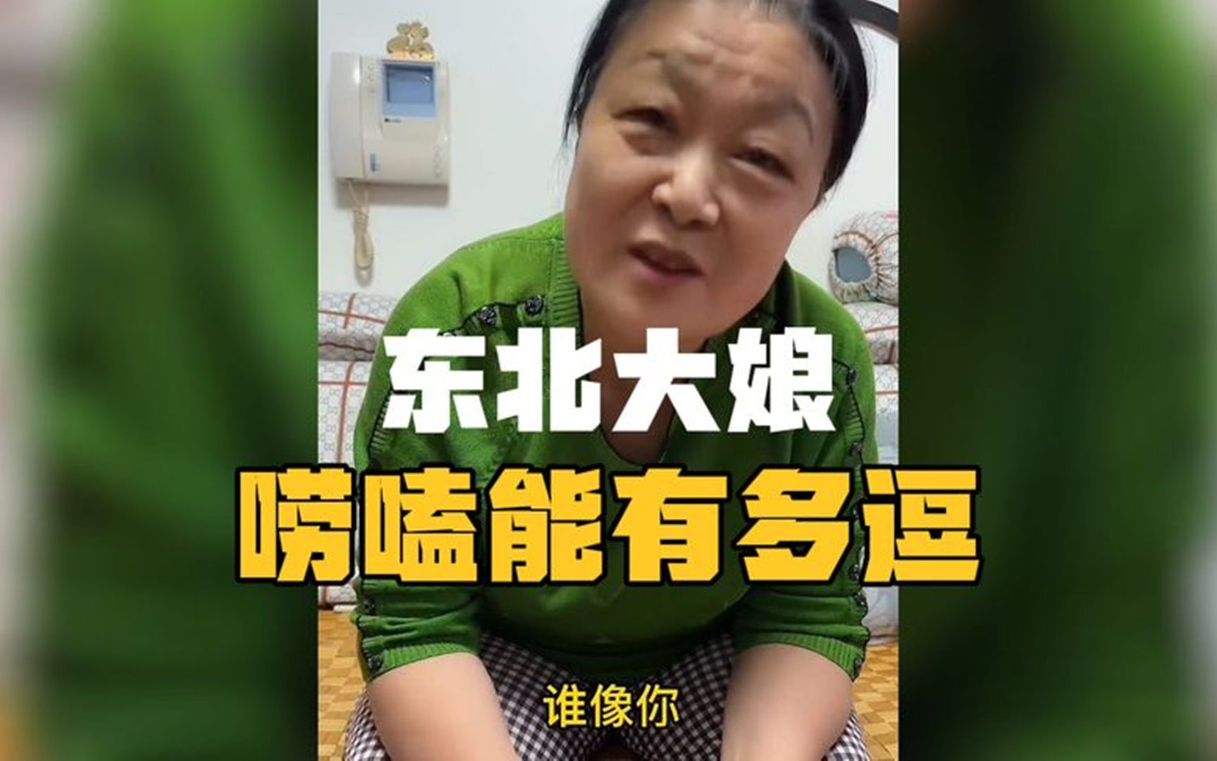 [图]东北大娘唠嗑能有多逗，像顺口溜似的，句句精辟。