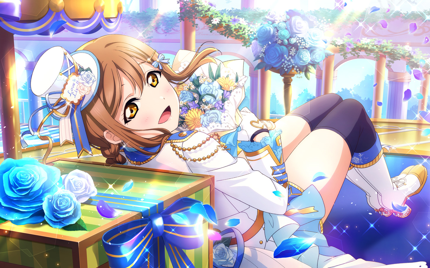 【lovelive all stars】国木田花丸 ピュアホワイト79 衣装鉴赏