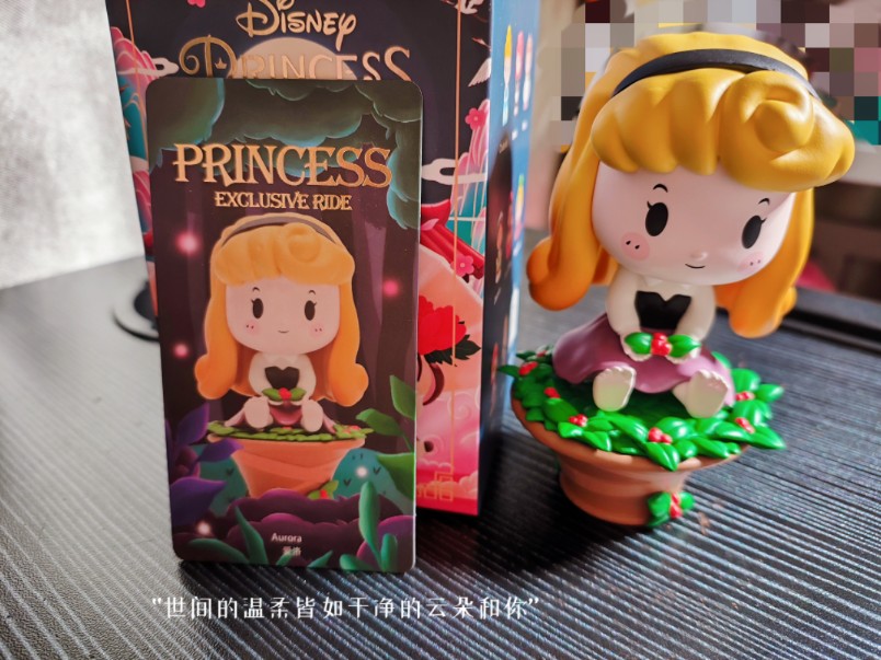 开箱19元的泡泡玛特迪士尼公主盲盒00