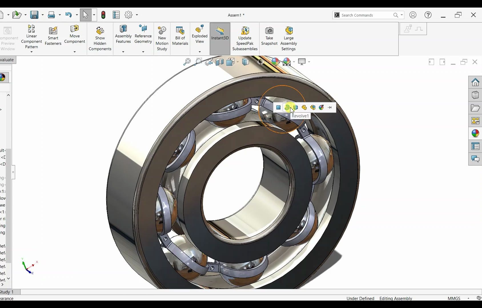 SolidWorks设计:轴承哔哩哔哩bilibili