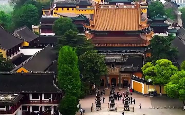 [图]第26集金山寺92版新白娘子传奇拍摄地，相传白娘子为救许仙，与法海斗法，盛怒之下，水漫金山寺历历在目。#金山寺#旅行推荐官#风景