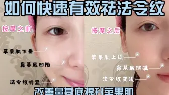 法令纹显老10岁 三个动作教你对付它 哔哩哔哩 Bilibili