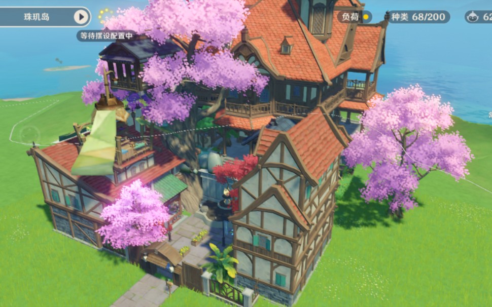 活动作品原神家园大概是个带点和风的小洋房