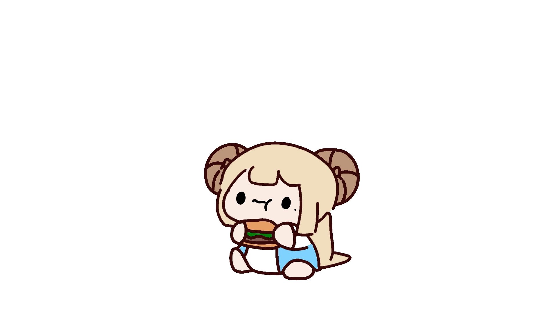 只是一只在吃夜宵的可爱小米