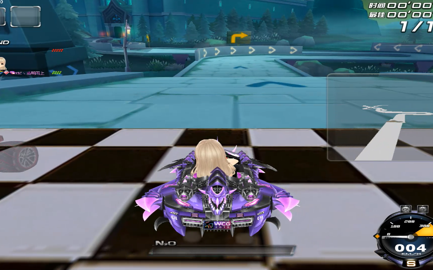 qq飞车:骚气s暗影龙骑计时三连