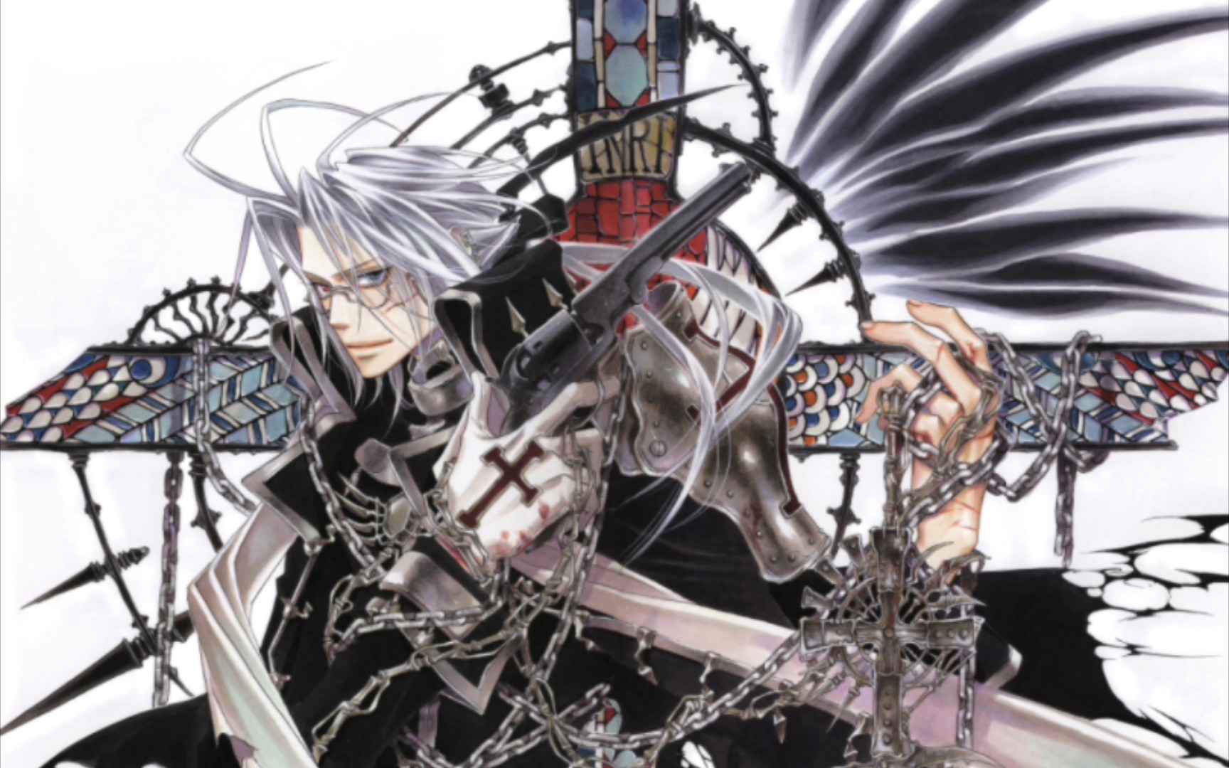 《圣魔之血(TRINITY BLOOD )》画集——九条清哔哩哔哩bilibili