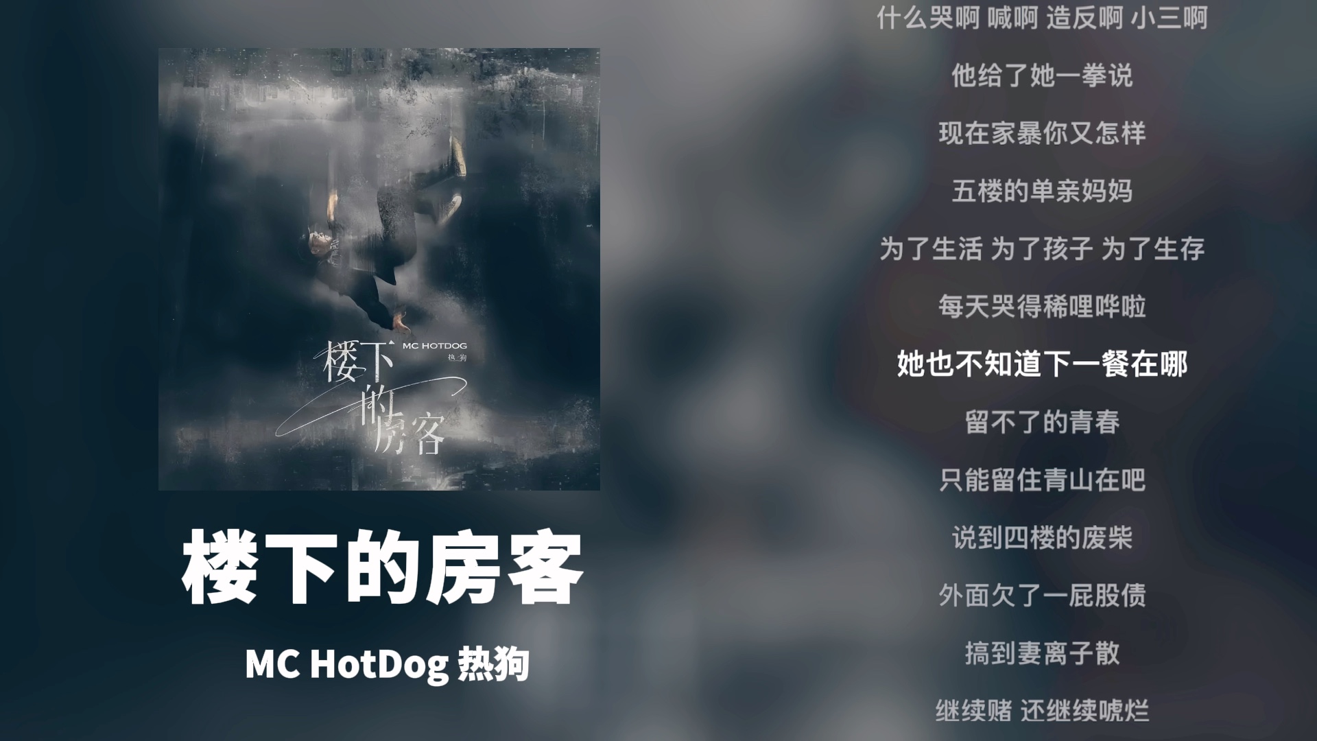 【无损】《楼下的房客》 MC HotDog 热狗哔哩哔哩bilibili