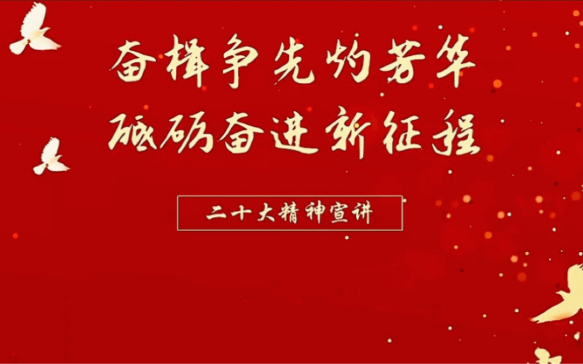 团校寒假社会实践专项|二十大精神宣讲——争做有理想、敢担当、能吃苦、肯奋斗的新时代好青年哔哩哔哩bilibili