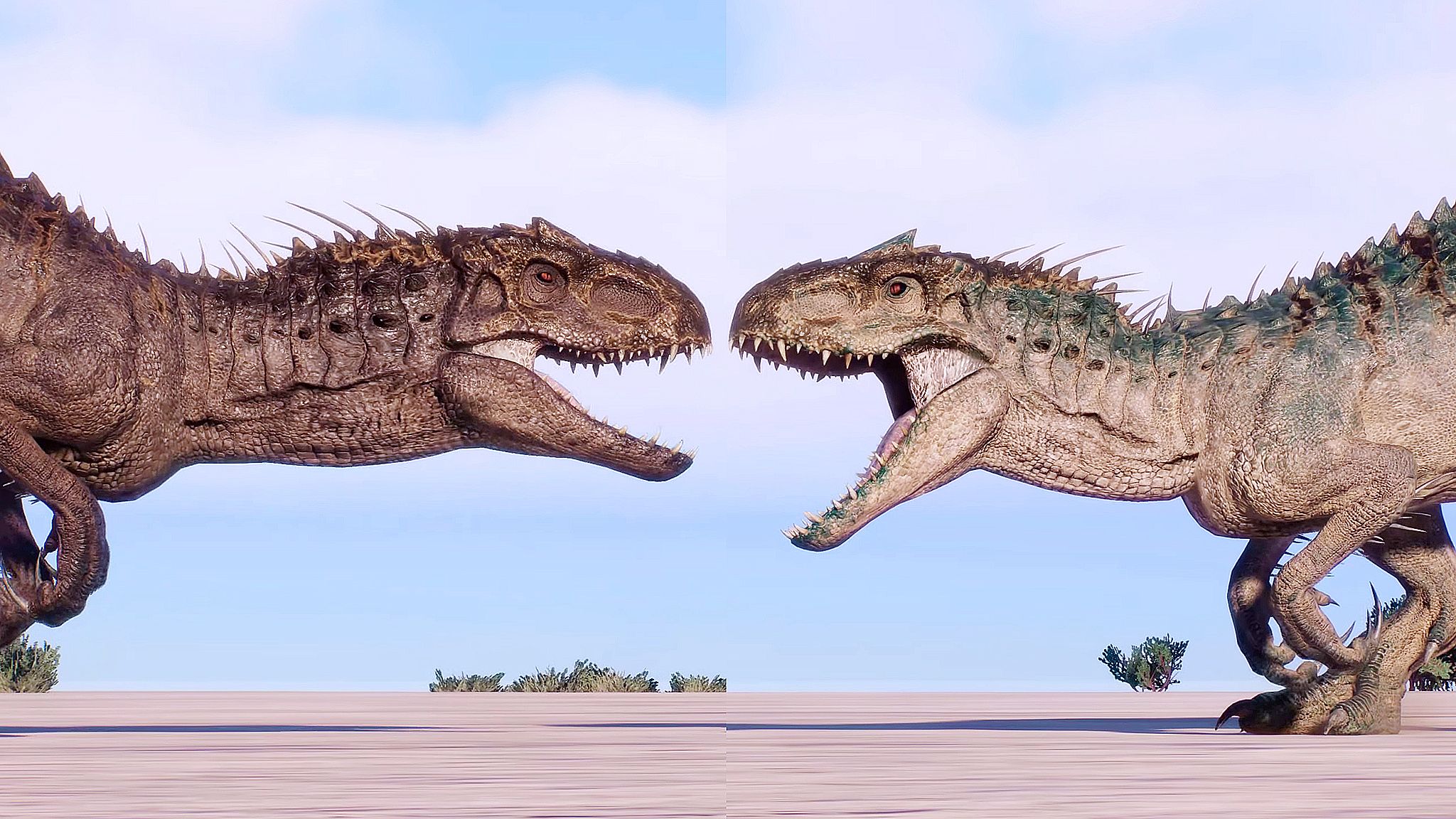 天蝎暴龙,棘面龙,狂暴龙,角鼻龙,沧龙 ~ 侏罗纪世界进化