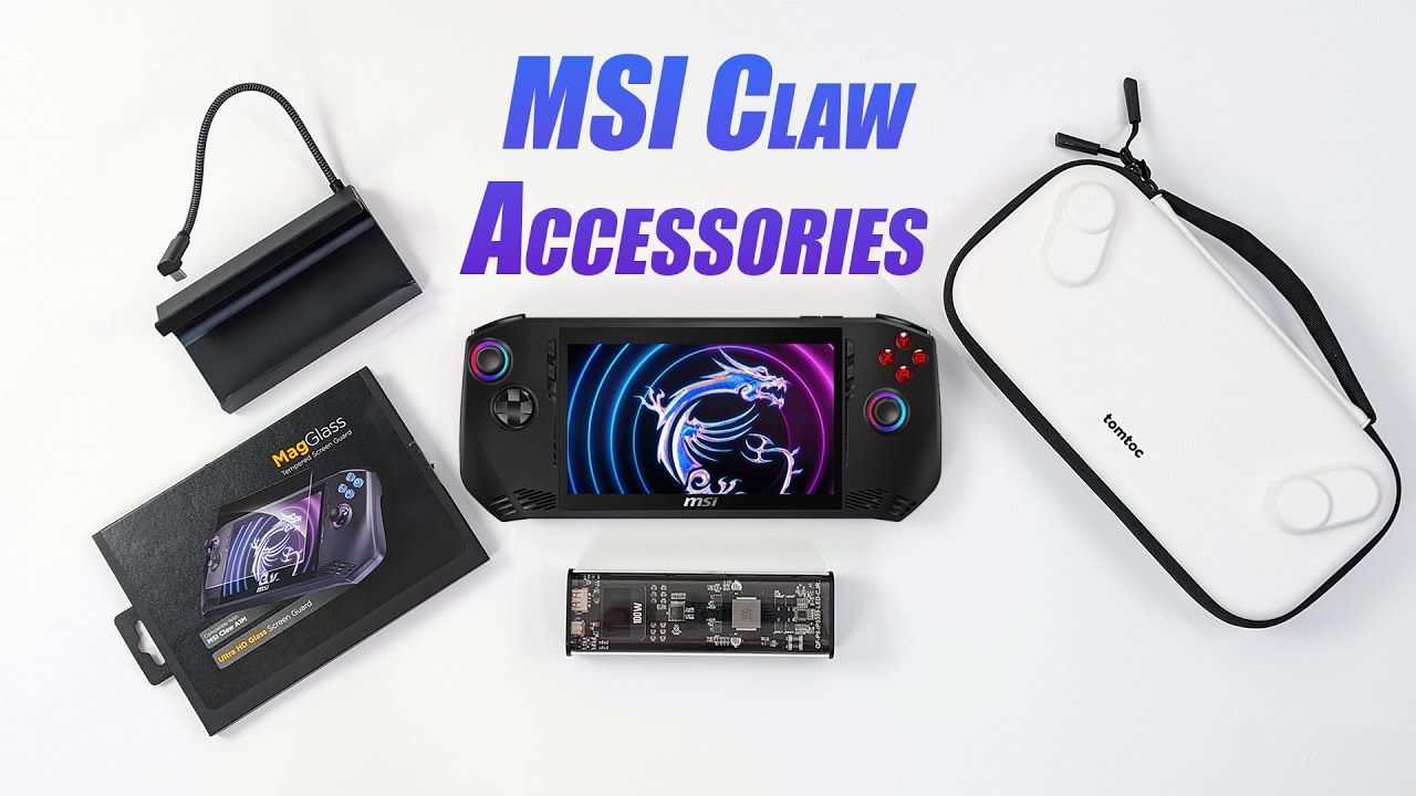 微星MSI Claw 掌机配件分享|作者 ETA PRIME|机翻中字哔哩哔哩bilibili