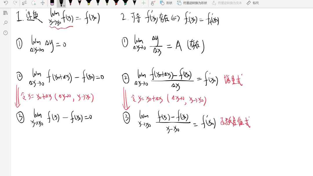 一元函数微分学中连续,可导,可微的关系哔哩哔哩bilibili